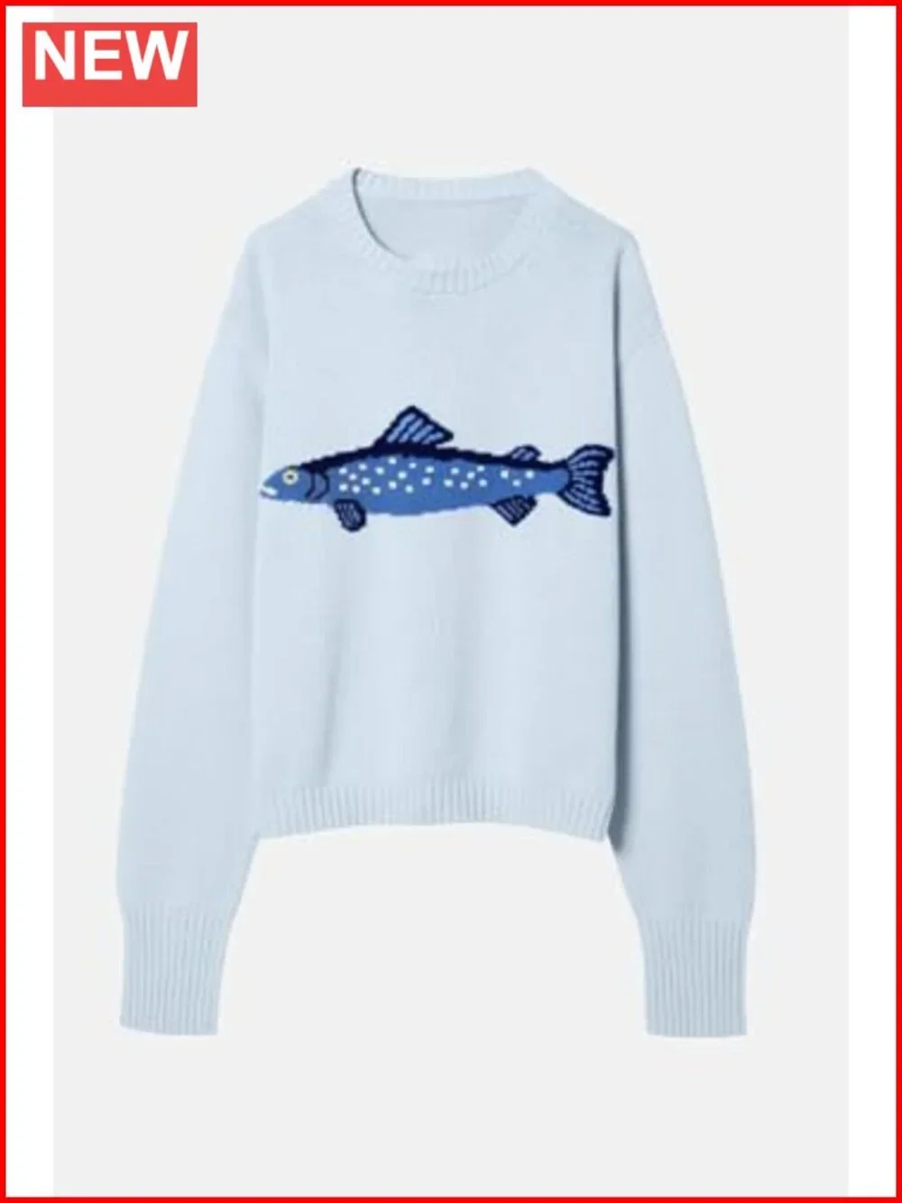 CHARTOU Women's Oversized Rib Knit Crew Neck Pullover Sweater Jumper